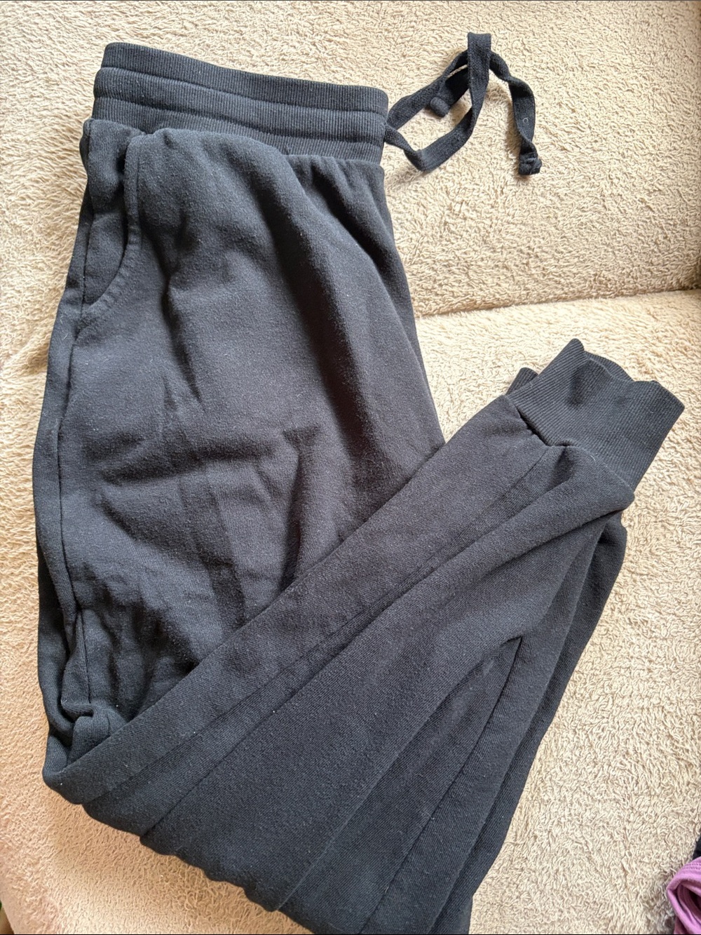 Colsie Black Women's Jogger Pants with Drawstring Waist